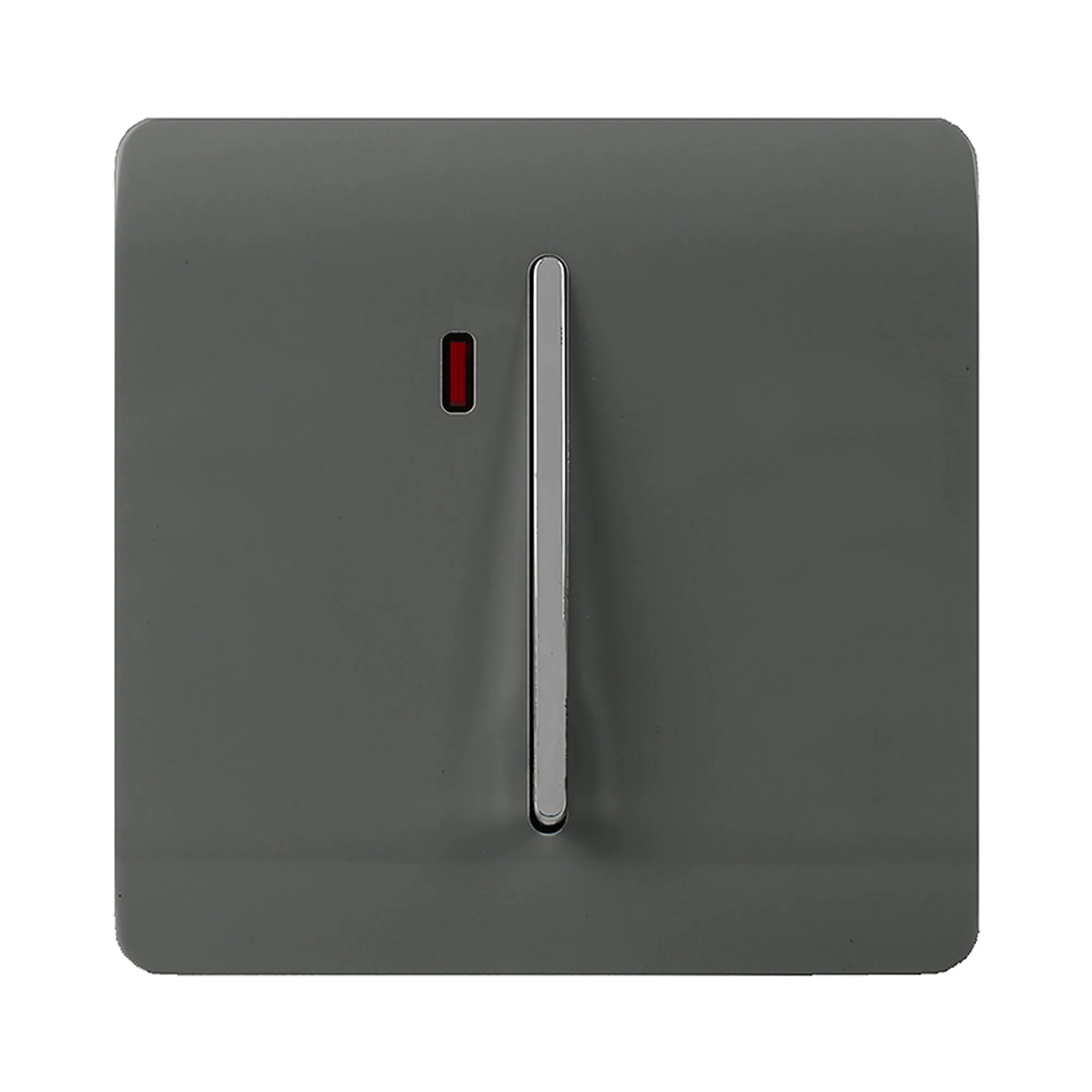 20 Amp Neon Insert Double Pole Switch Charcoal ART-WHS1CH  Trendi Charcoal